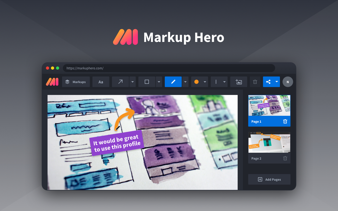 Markup Hero Designs & UI by Nicolas Russo-Larsson